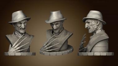 3D model Busto Freddy Krueger in the hat (STL)