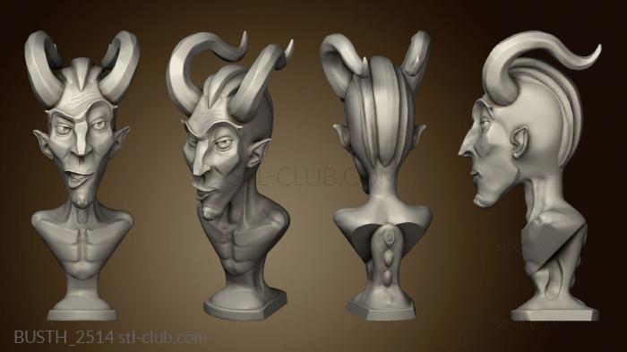 3D model Bustos Halloween Demon Corps (STL)