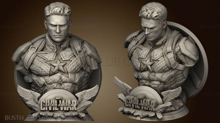 3D model Captain America (STL)