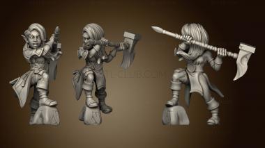 3D model Deadly Encounters Chapter Vanator The Rat Hunter Gnome Warrior (STL)