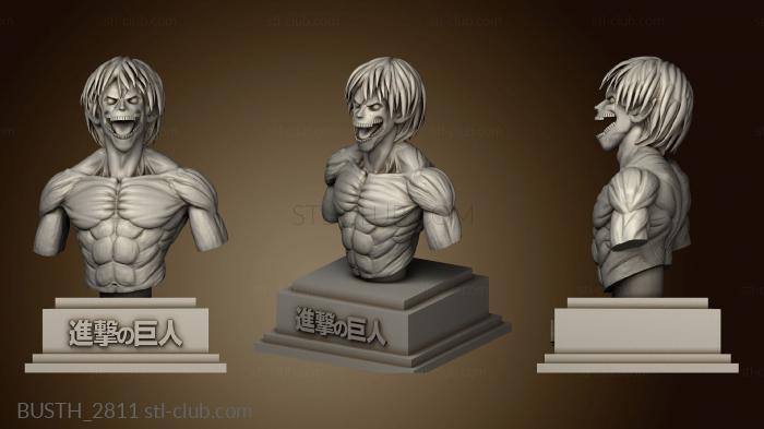 3D model Eren Jaeger Shingeki Kyojin Attack on Titan (STL)