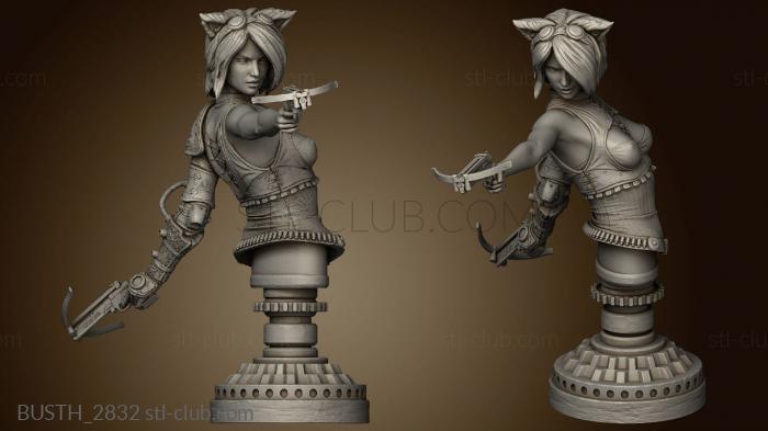 3D model Felicia cat girl (STL)