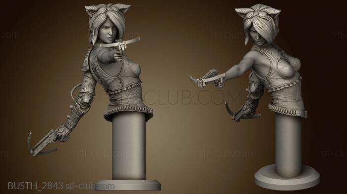 3D model Felicia simple cat girl (STL)