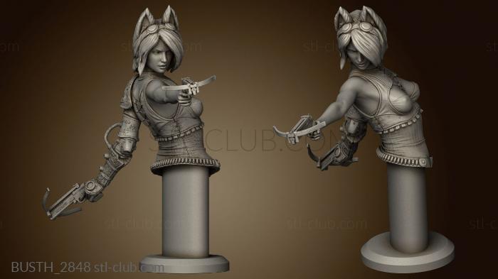 3D model Felicia simple fox girl (STL)