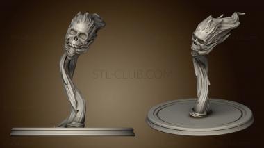 3D model Flame Skull (STL)