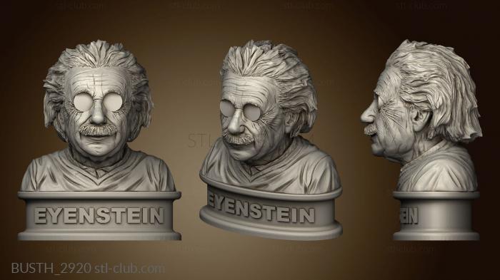 3D model Googly Eyenstein And Plinth Oval (STL)