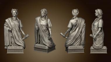 3D model Greek Chess Queen (STL)