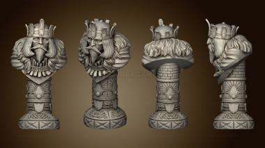 3D model Human Chess King (STL)