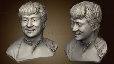 3D model jackie chan jtrste Dzheki (STL)