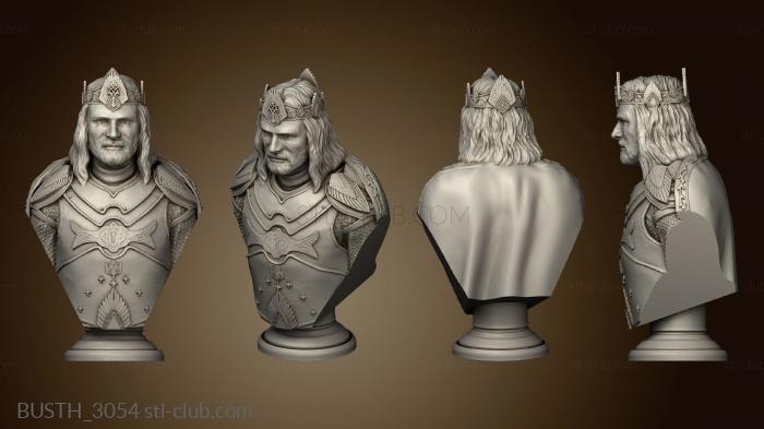 3D model King Aragorn gkhell hollow (STL)