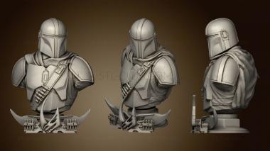 3D model Mandalorian and infill Wars in fill icz (STL)