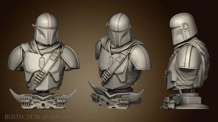 Бюсты монстры и герои Логотип Mandalorian Star Wars Mandoo