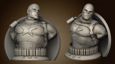 3D model Marvel Avengers Captain America (STL)