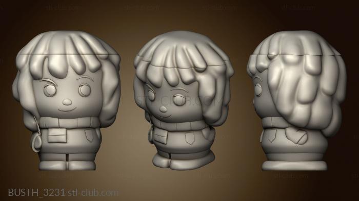 3D model NUEVO HARRY POTTER Hermione Yerbero Arriba (STL)