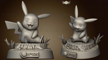 3D model Pikachu (STL)