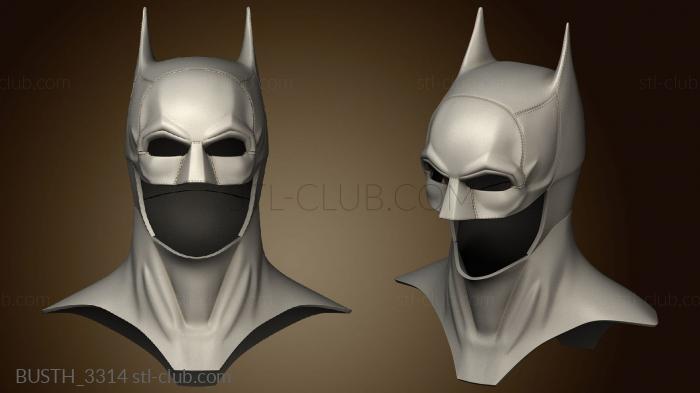 3D model batman able helmet cowl RP ben affleck (STL)