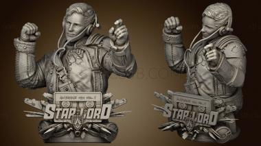 3D model Star Lord Gamora (STL)