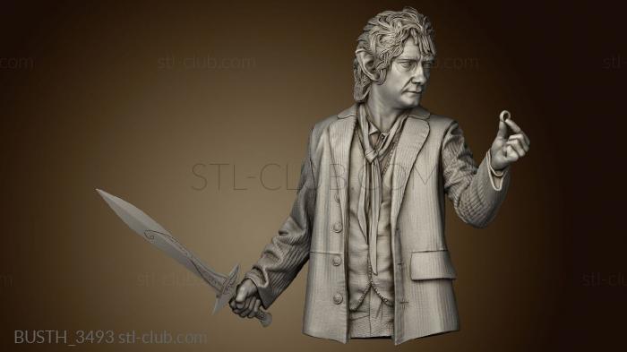 3D model The Hobbit Bilbo Baggins (STL)