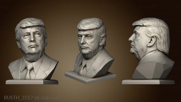 3D мадэль Дональд Трамп (STL)