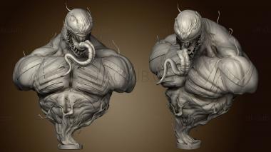 3D model Venom Coin Cabeza con encastrer (STL)