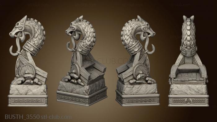 3D model Viking Chess Horse (STL)