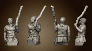 3D model War Elephant Crew Sculpt (STL)