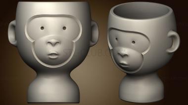 3D model Wise monkey (STL)