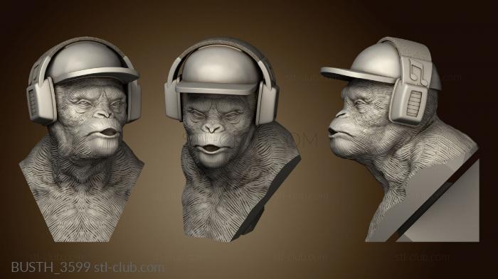 3D model Wise Monkeys (STL)