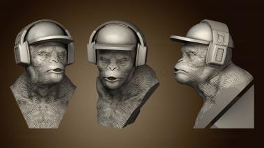 3D model Wise Monkeys (STL)