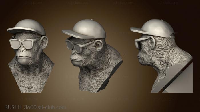 3D model Wise Monkeys (STL)