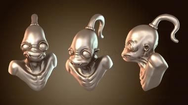 3D модель Абэ Бюст (STL)