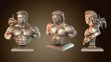 3D мадэль Состаренный бюст Конана (STL)