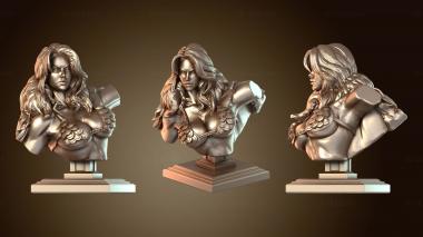 3D мадэль Бюст Сони в возрасте Рыжей (STL)