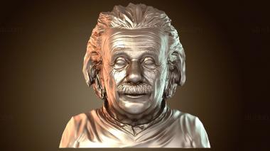 3D мадэль Бюст Альберта Эйнштейна в августе (STL)