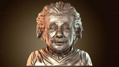 3D мадэль Бюст Альберта Эйнштейна из смолы (STL)