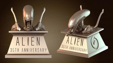 3D мадэль Годовщина бюста Alien Aliens (STL)
