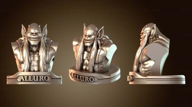 3D мадэль Бюст Аллуро (STL)
