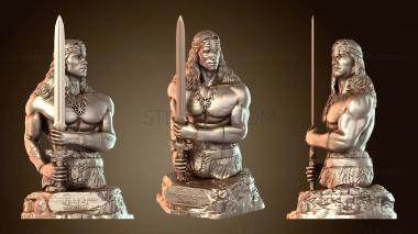 3D мадэль Антикварный бюст Тоши Конана (STL)