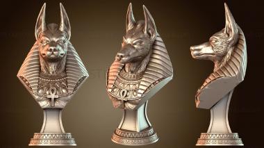 3D мадэль Бюст Анубиса и Ра (STL)
