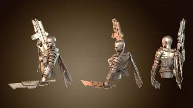 3D мадэль Апокалиптическое влечение, бюст Клаудии Болд, NSFW (STL)