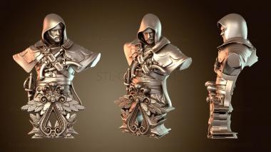 3D мадэль Assassins Creed Бюст Воин (STL)