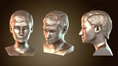 3D мадэль Женственный бюст Одри Хепберн (STL)