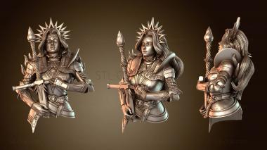 3D мадэль Бюст Авелин Доунсворн (STL)