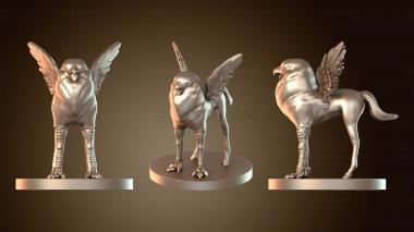 3D мадэль Малыш-монстр Существо Гиппогриф (STL)