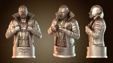 3D мадэль Бэйн Бюст Фотис Минт (STL)