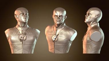 3D model Barry Allen Flash Bust (STL)