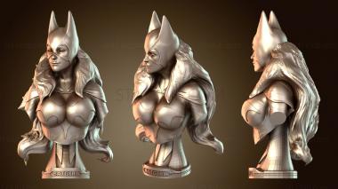 3D модель Бэтгёрл Бюст Мститель (STL)