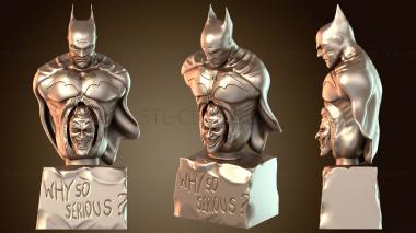 3D мадэль Batman Bust Tsaber Edition (STL)