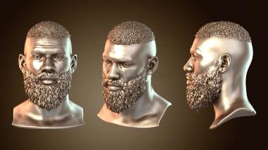 3D model Beastmen Bust (STL)