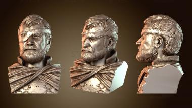 3D модель Бернард Джеффри «Мир Дикого Запада» HBO Bust (STL)